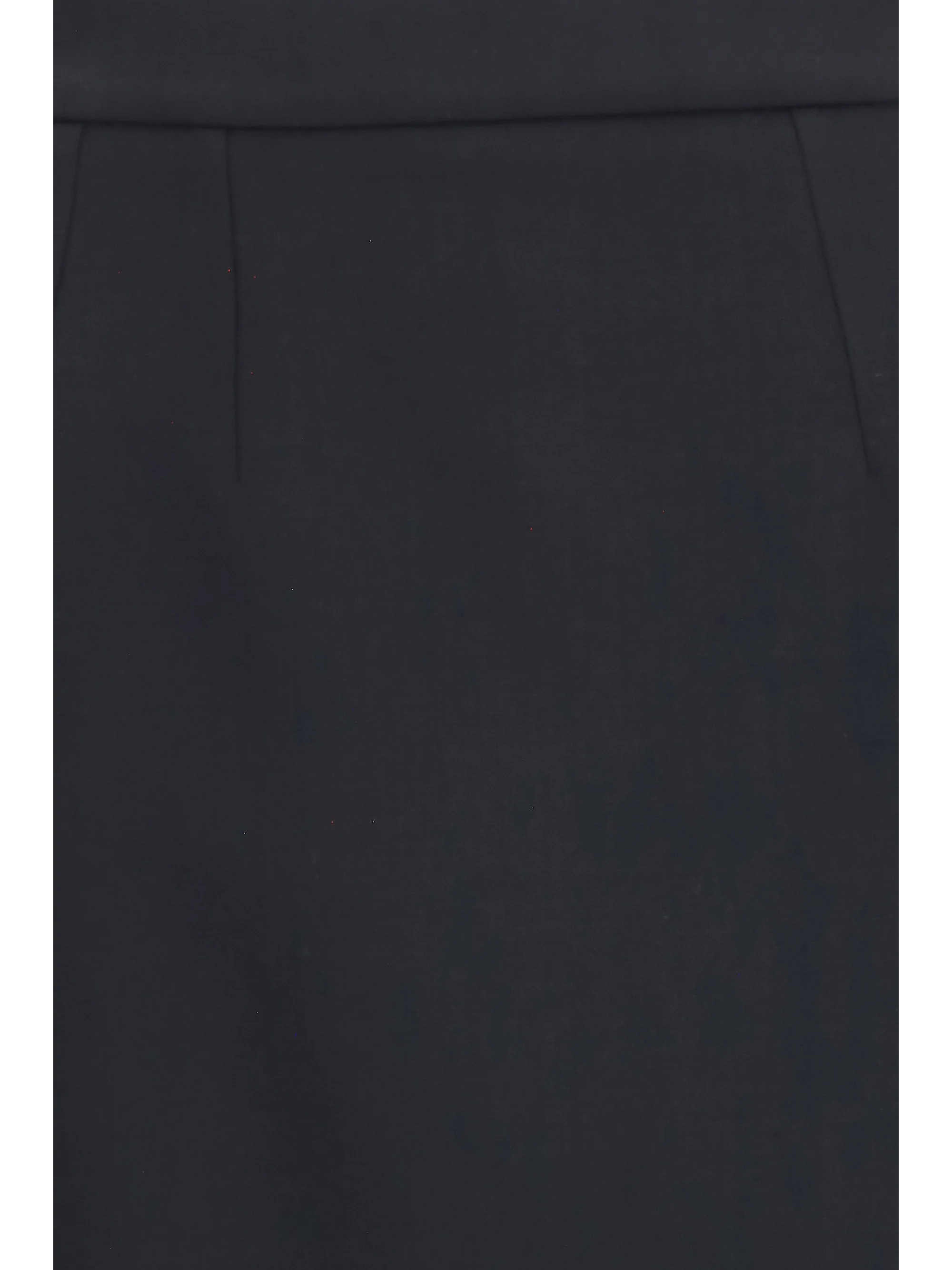 stretch wool pencil skirt