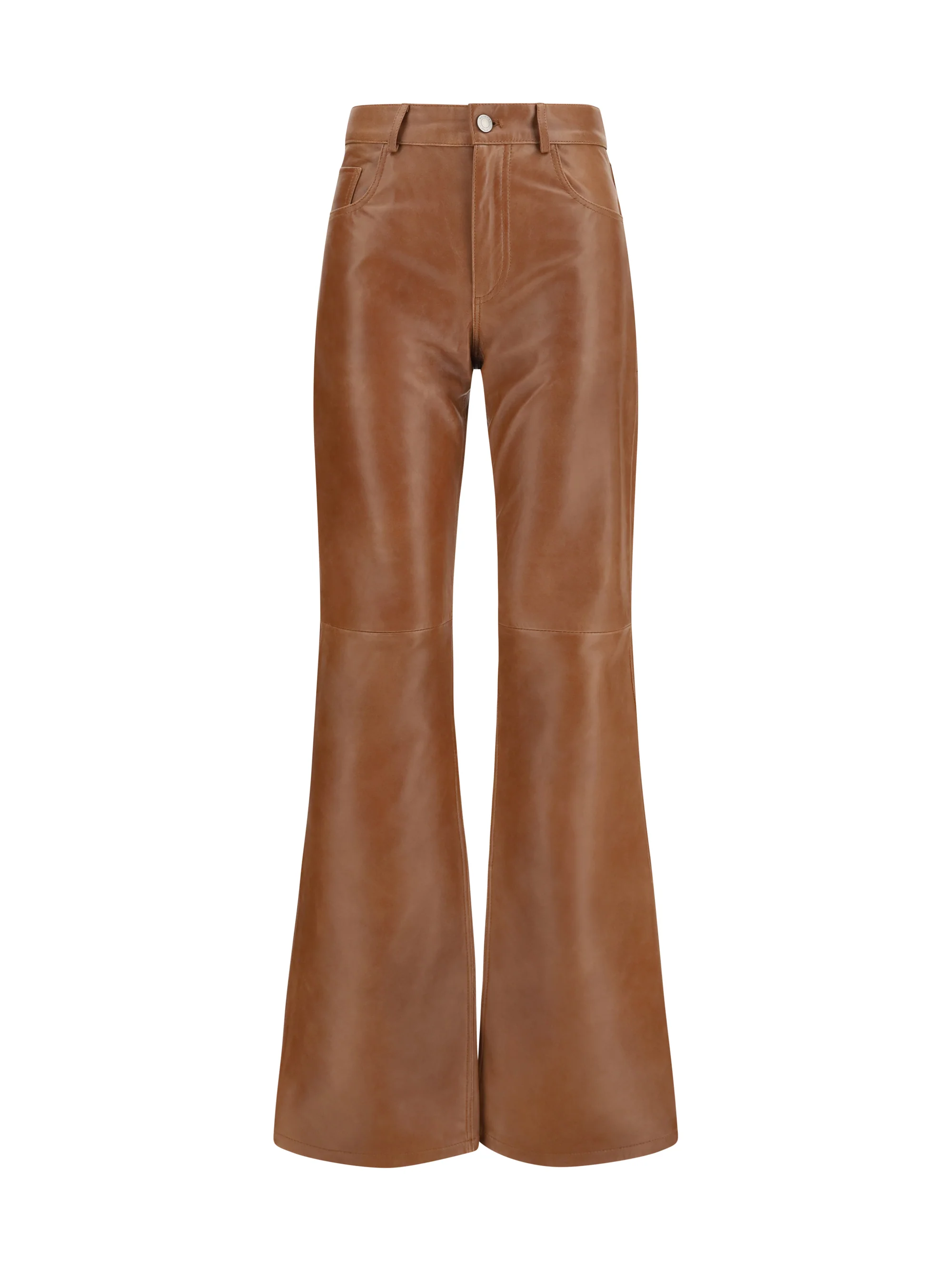 HAIKURE 26 flora flared leather pants 