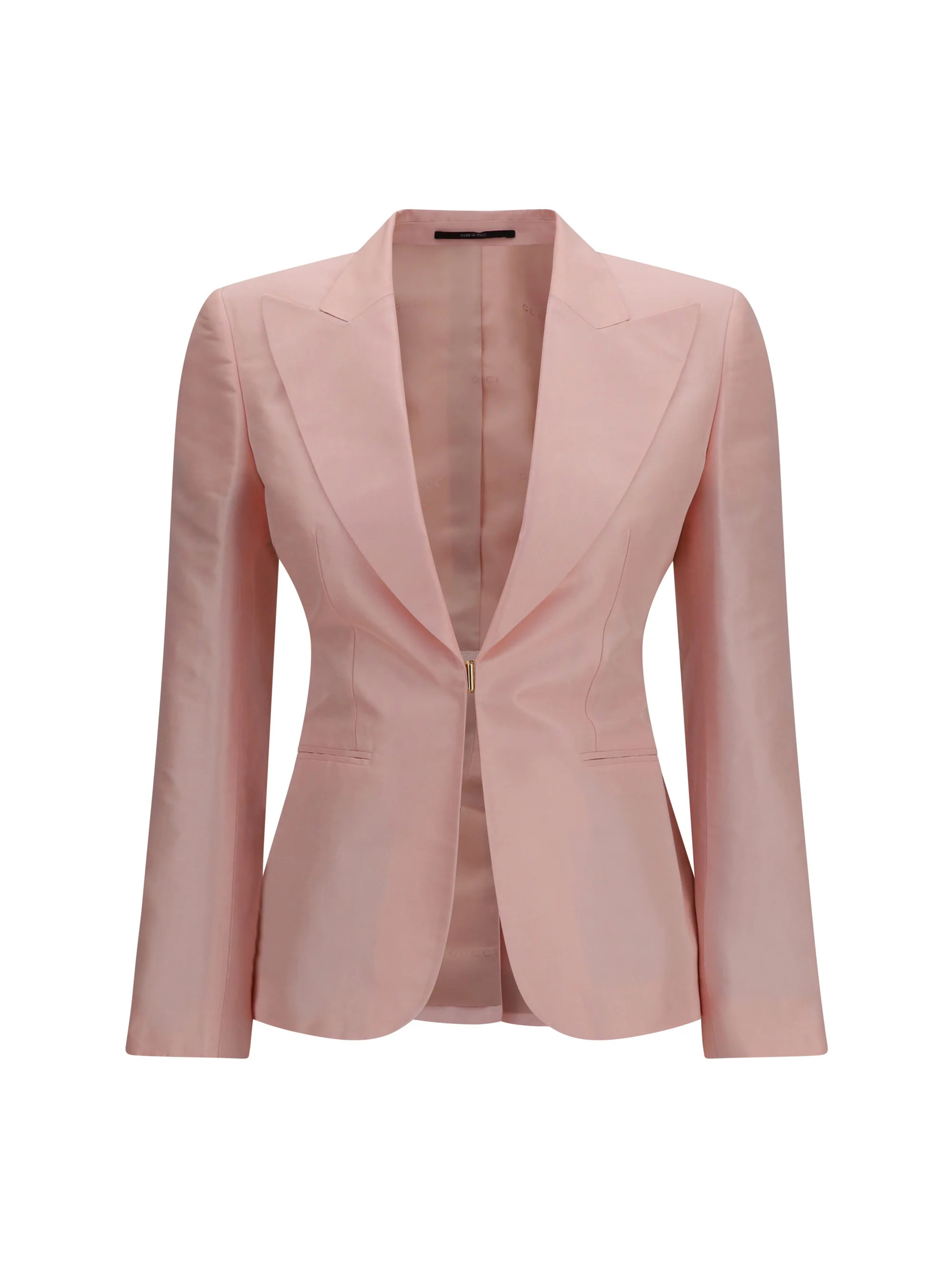 silk faille jacket
