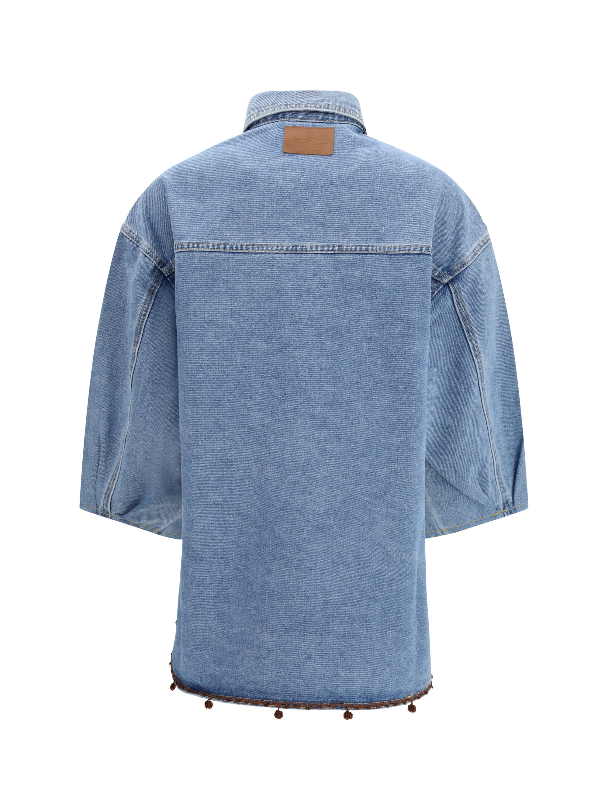 ELLA 40 denim jacket with sequin details