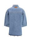 denim jacket with sequin details