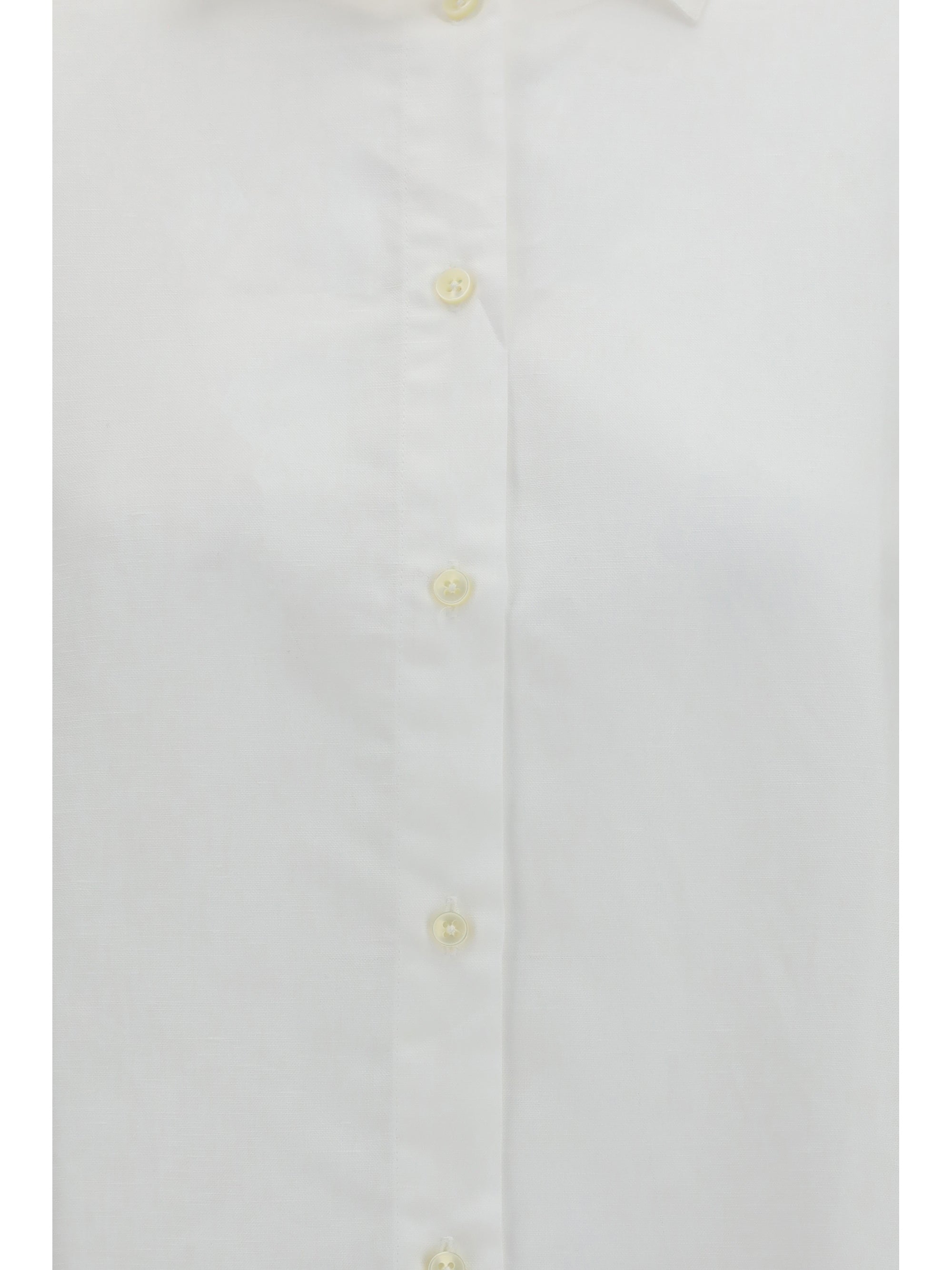 cotton and linen blend shirt