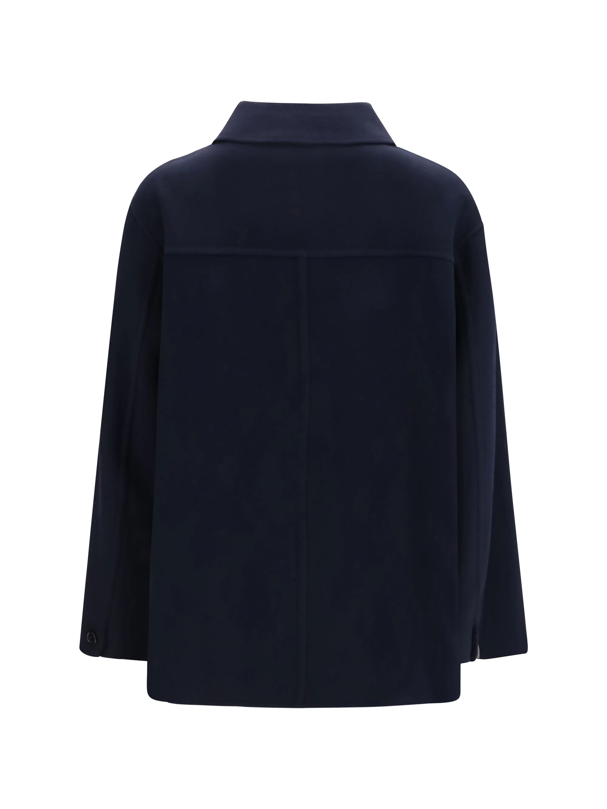 giugno short virgin wool coat