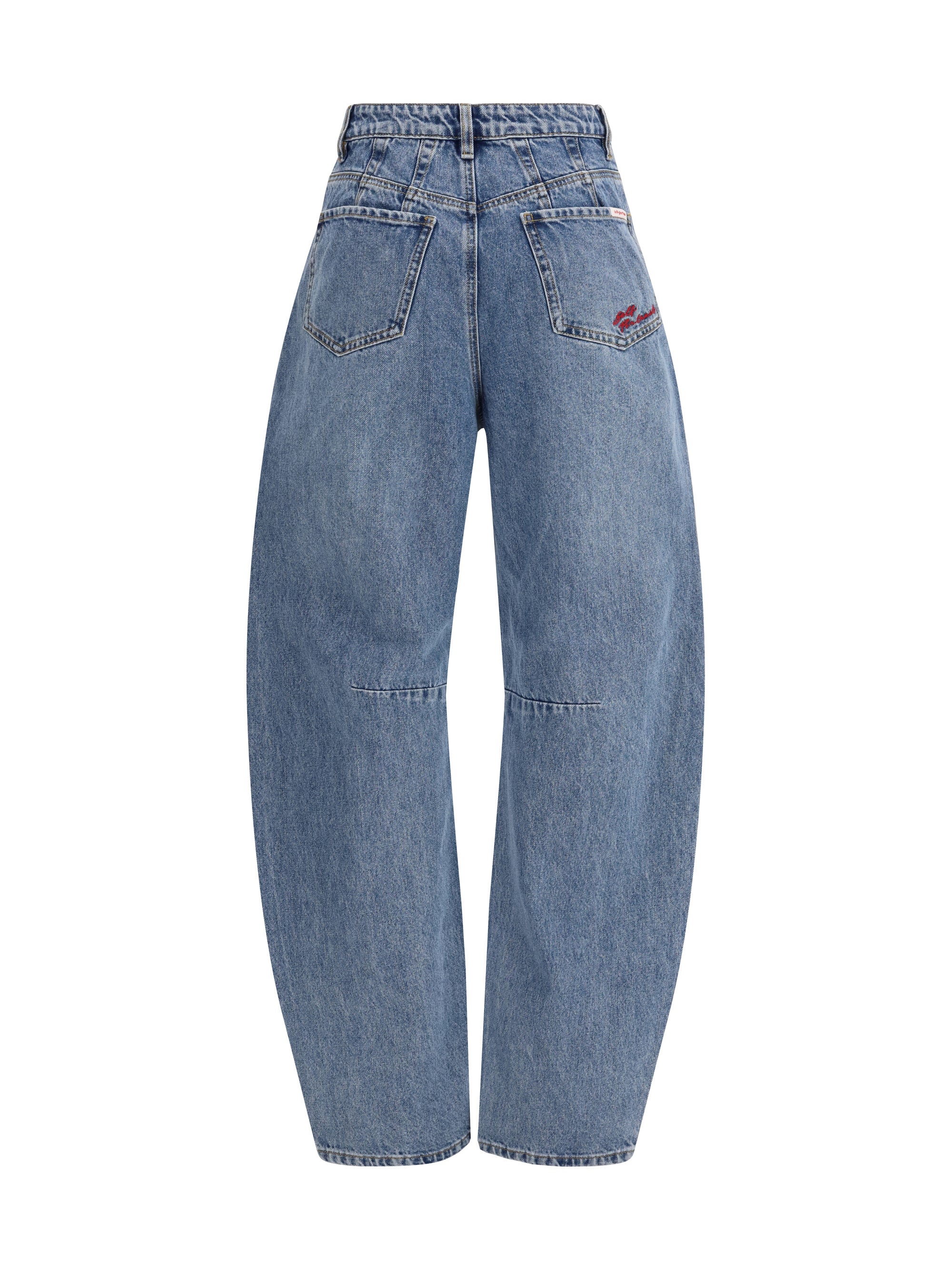 SELF-PORTRAIT 28 barrel leg jeans