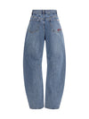 barrel leg jeans
