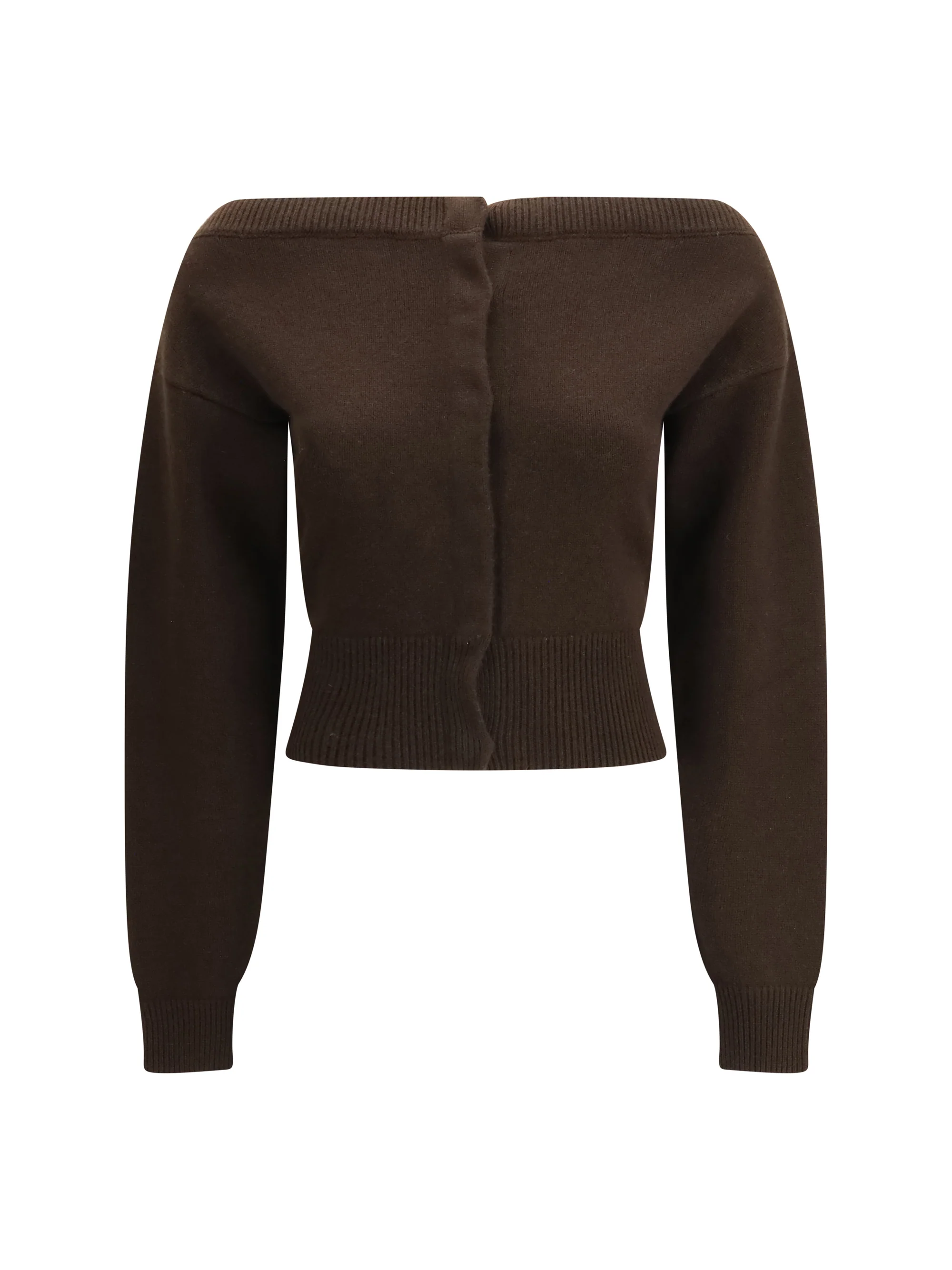 TOM FORD M soft cashmere open-neck shrunken cardigan