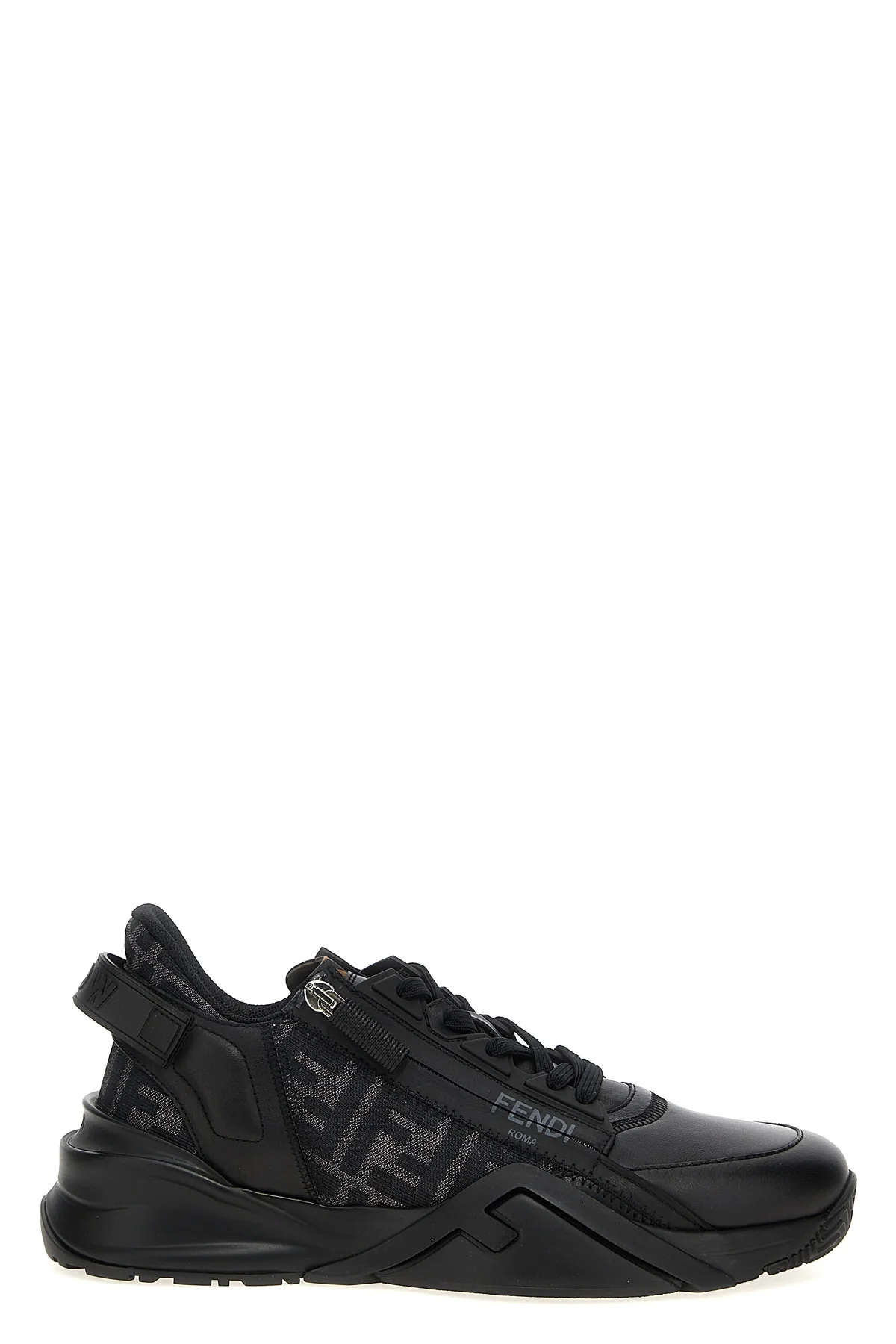 FENDI 6 flow leather sneakers