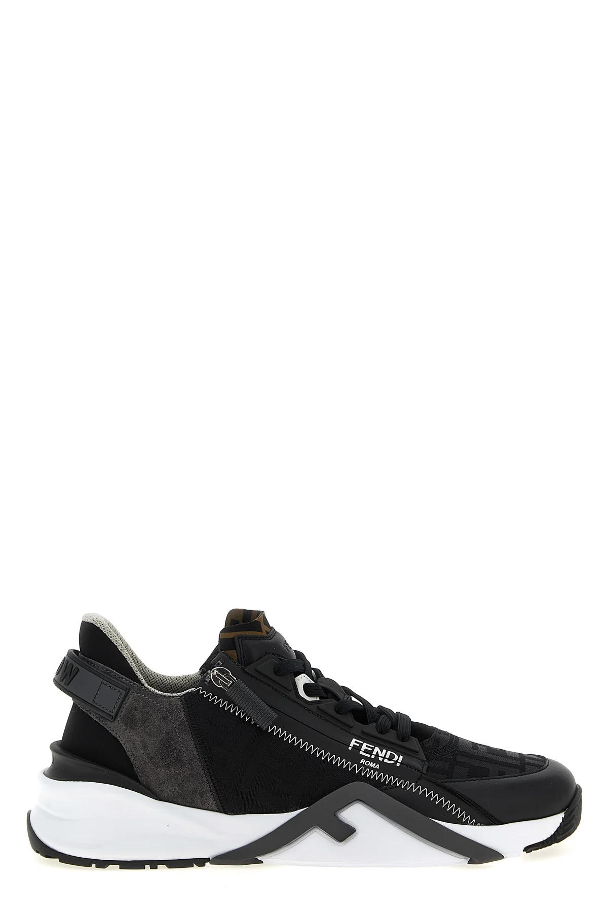 FENDI 6 flow tone-on-tone ff jacquard nylon sneakers