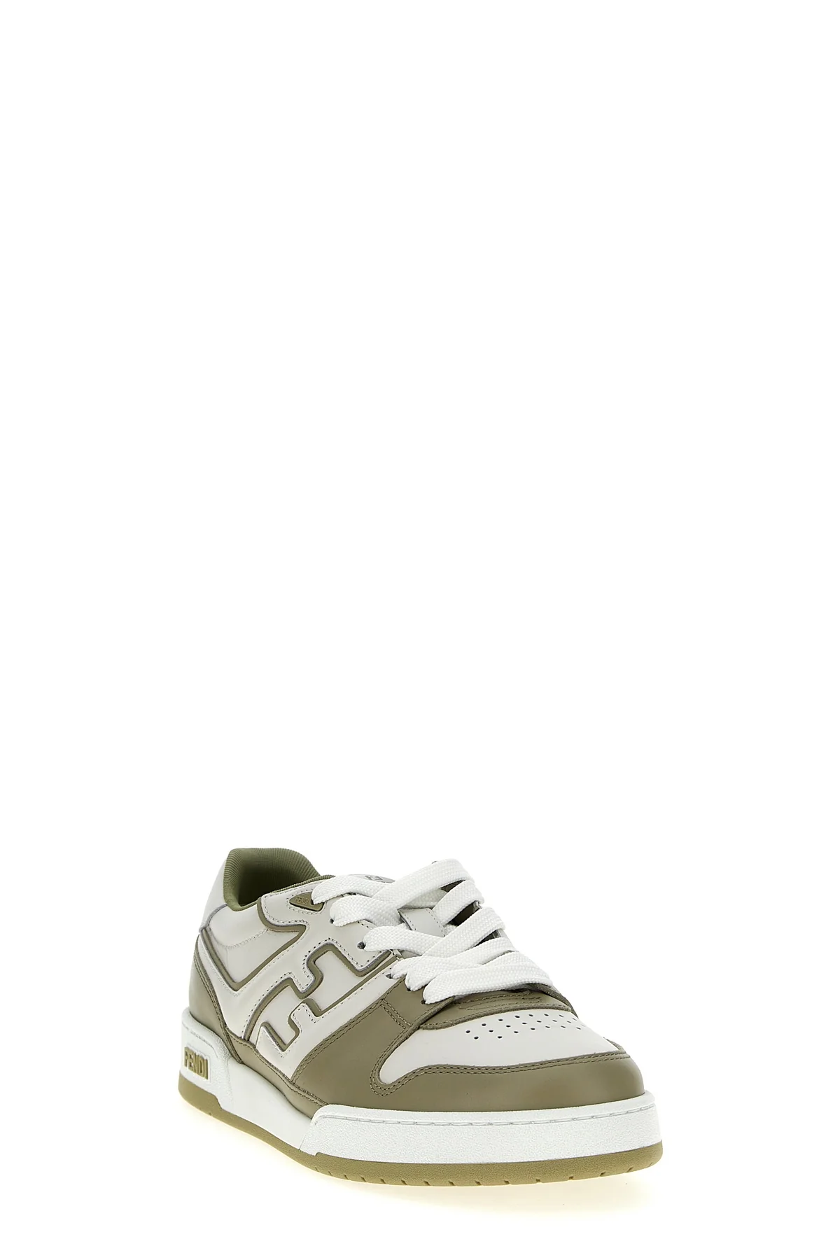 FENDI 10 fendi match leather sneakers