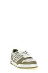 fendi match leather sneakers