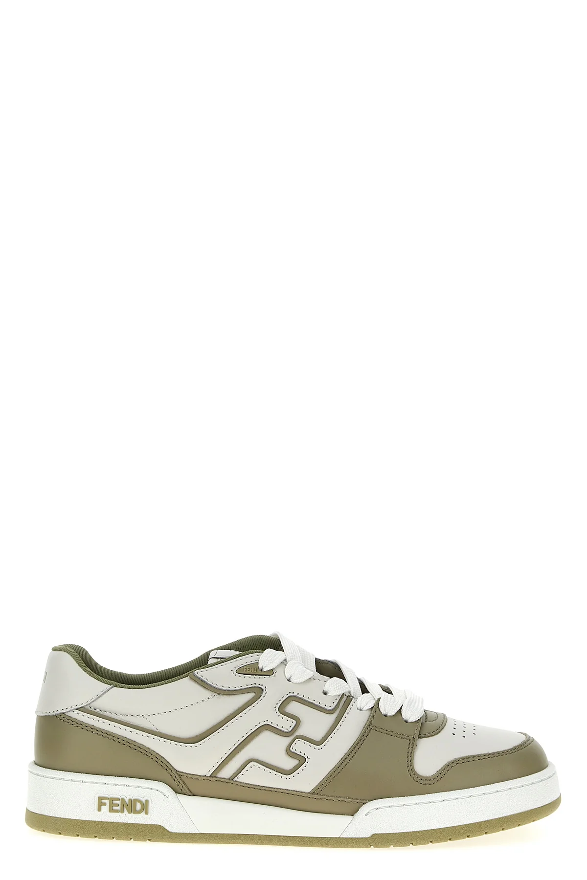 FENDI 10 fendi match leather sneakers