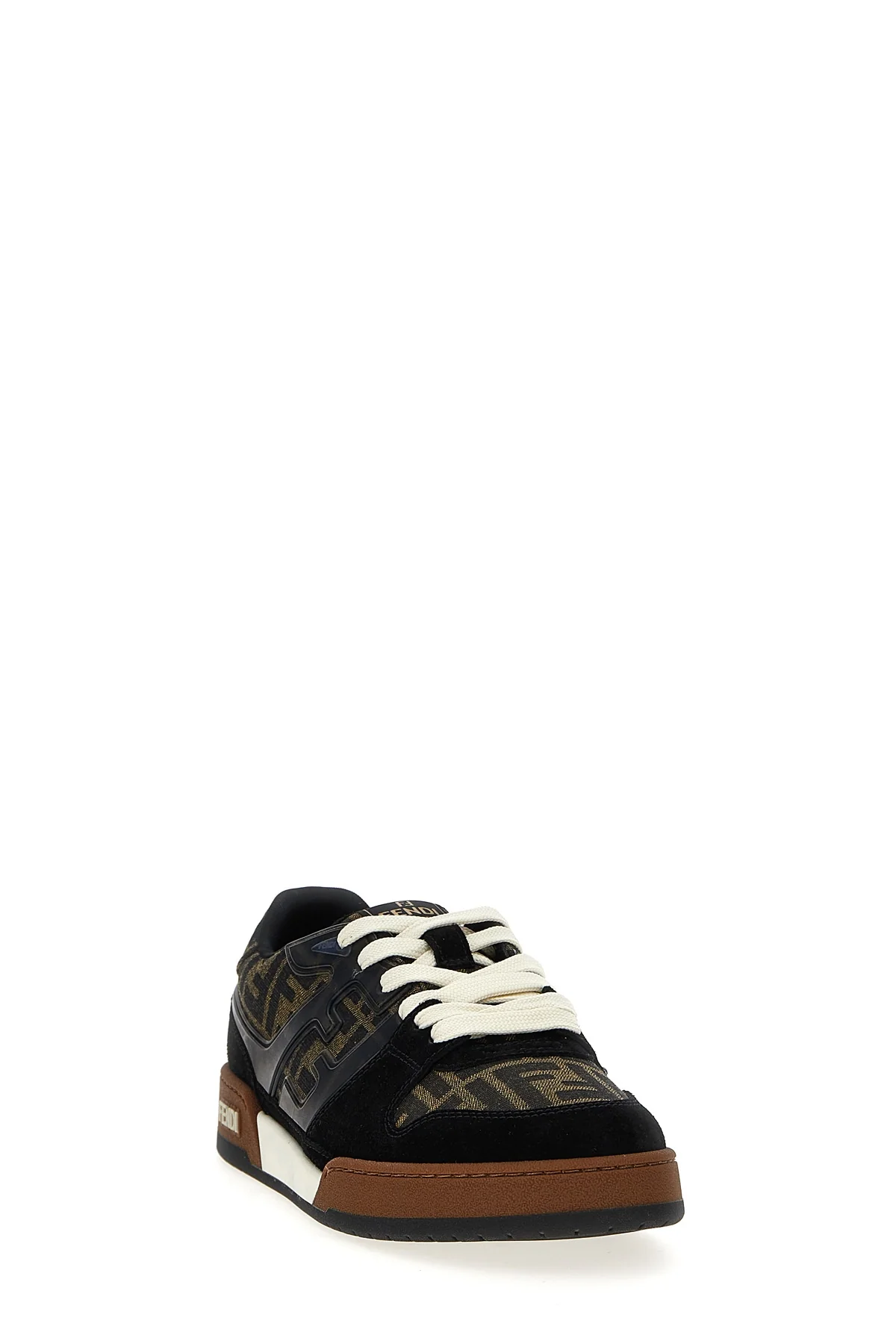 FENDI 7 fendi match sneakers in ff jacquard fabric
