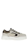 fendi force smooth grainy leather sneakers