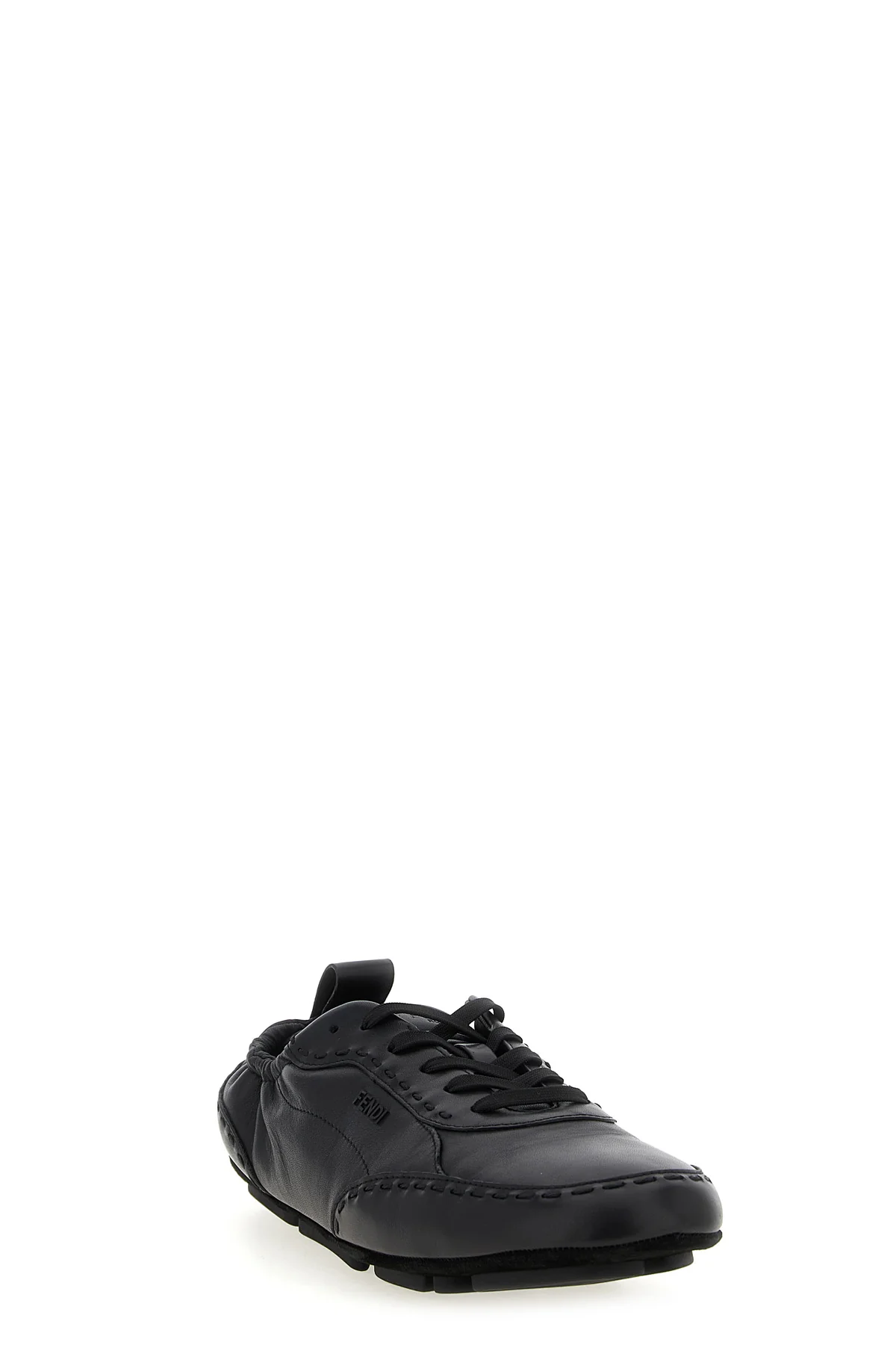 fendi fit sneakers in high quality soft leather finished