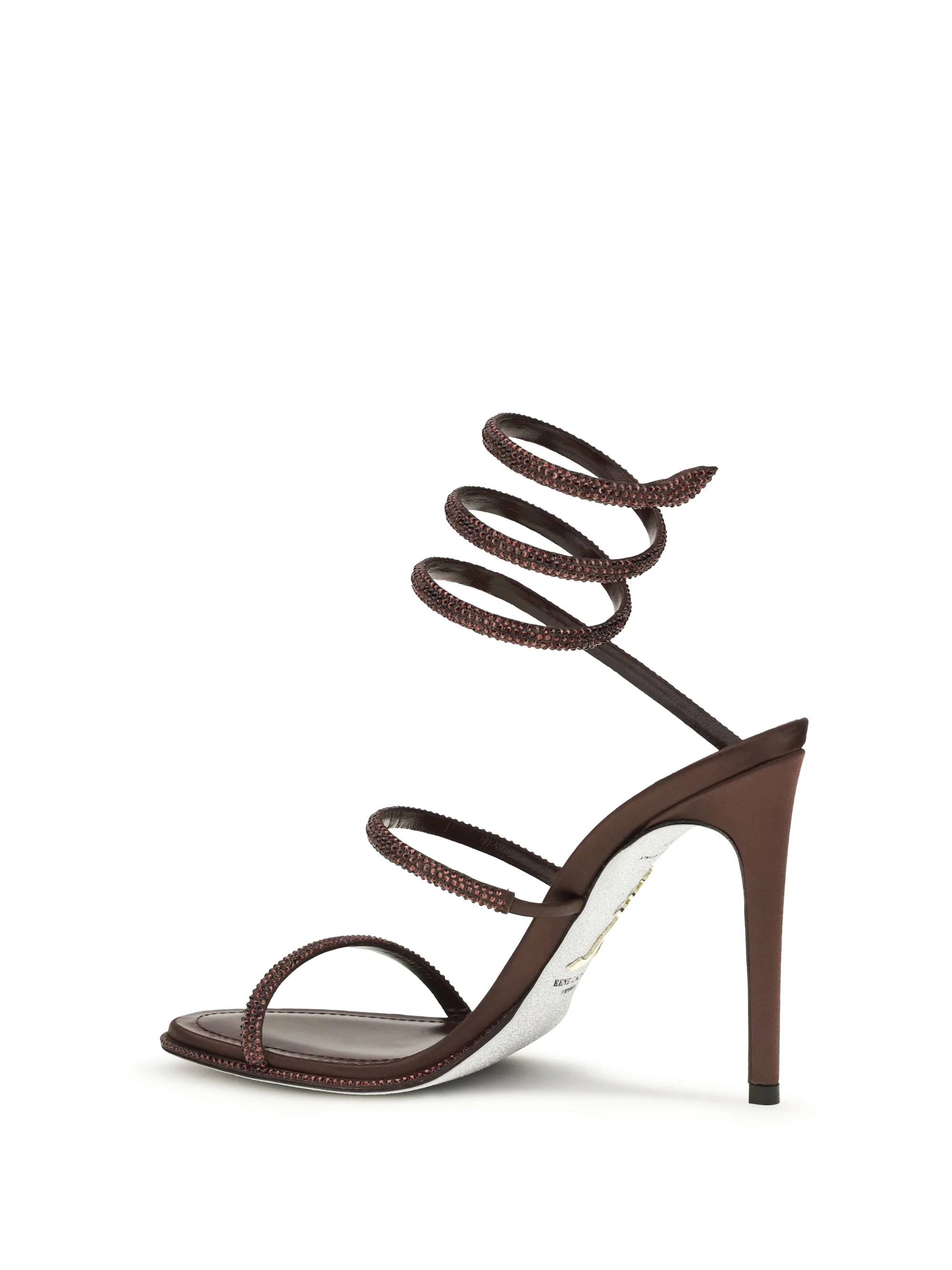 cleo sandals in satin