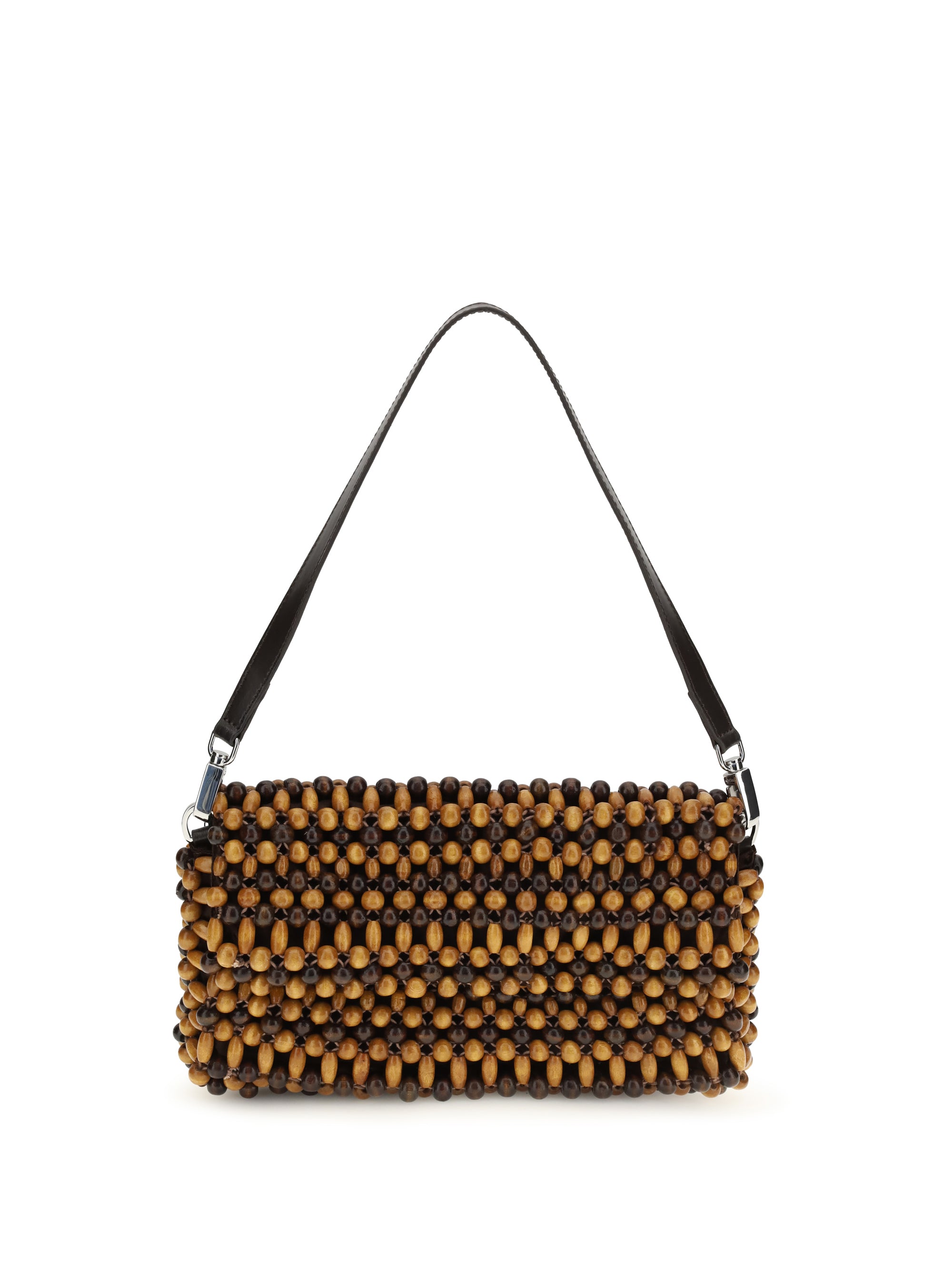 STAUD OS timmy shoulder bag multi wood beads