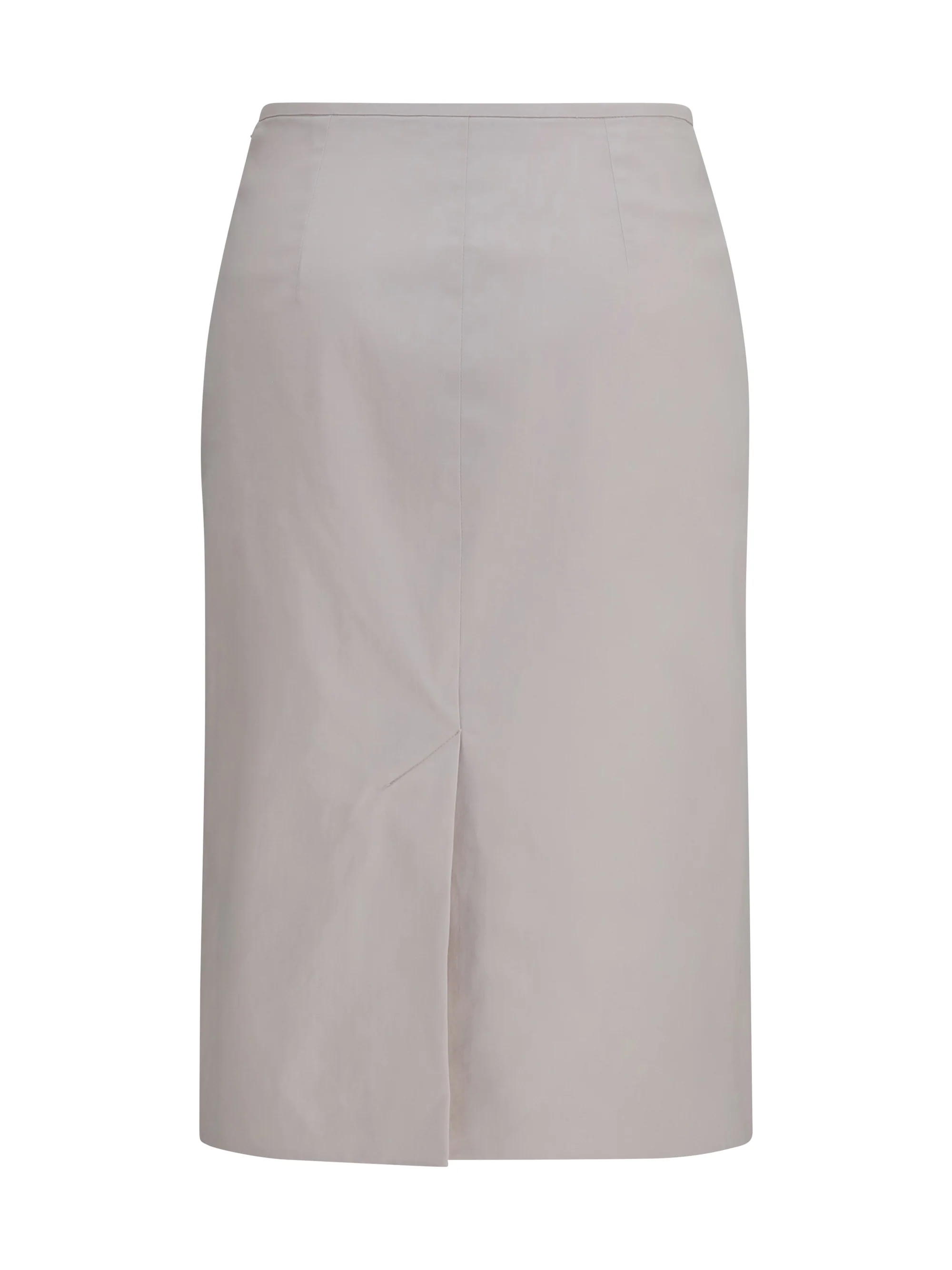 MIU MIU 42 stretch cotton-blend midi skirt