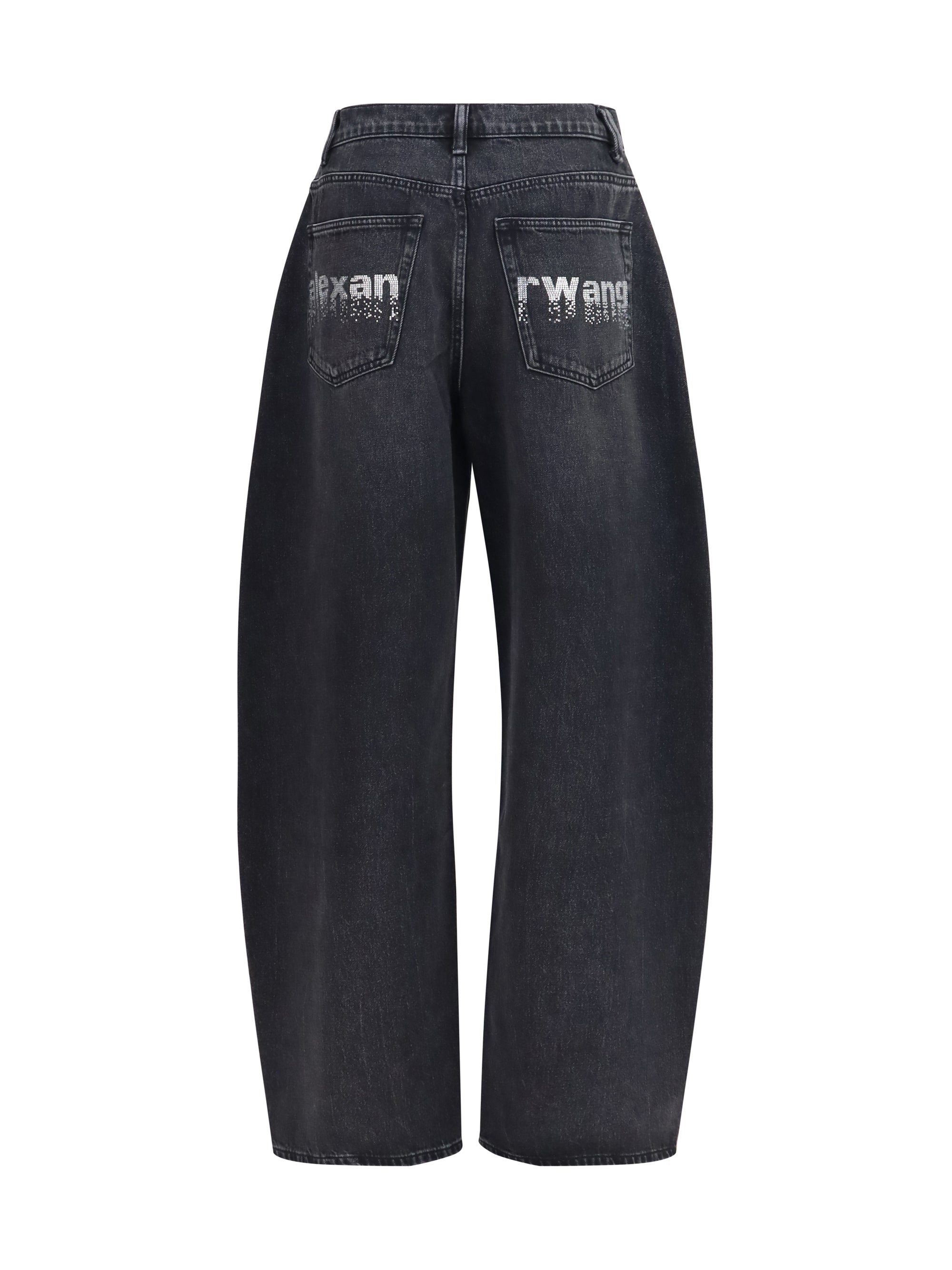ALEXANDER WANG 24 crystal balloon jeans