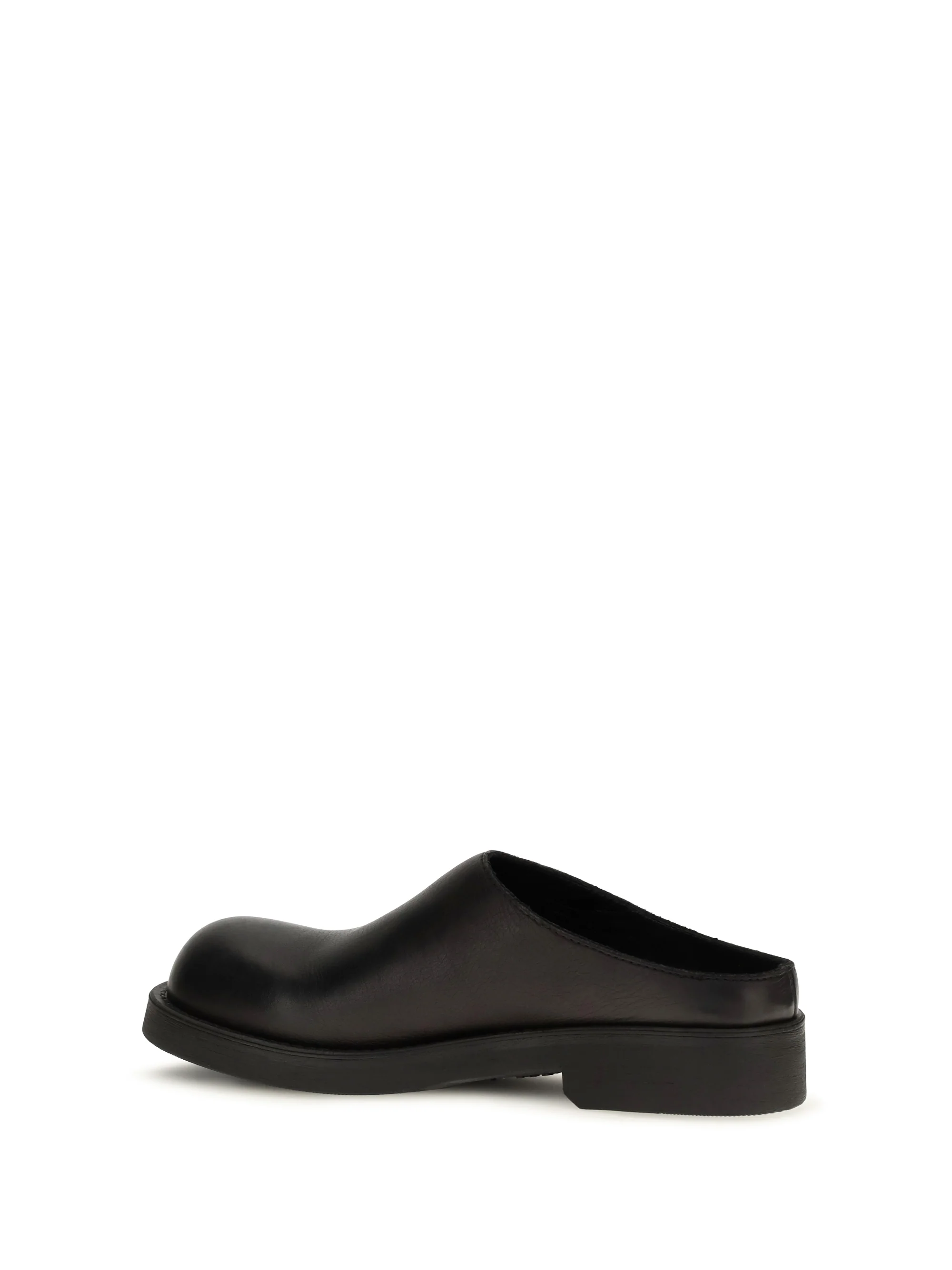 biker round toe mules