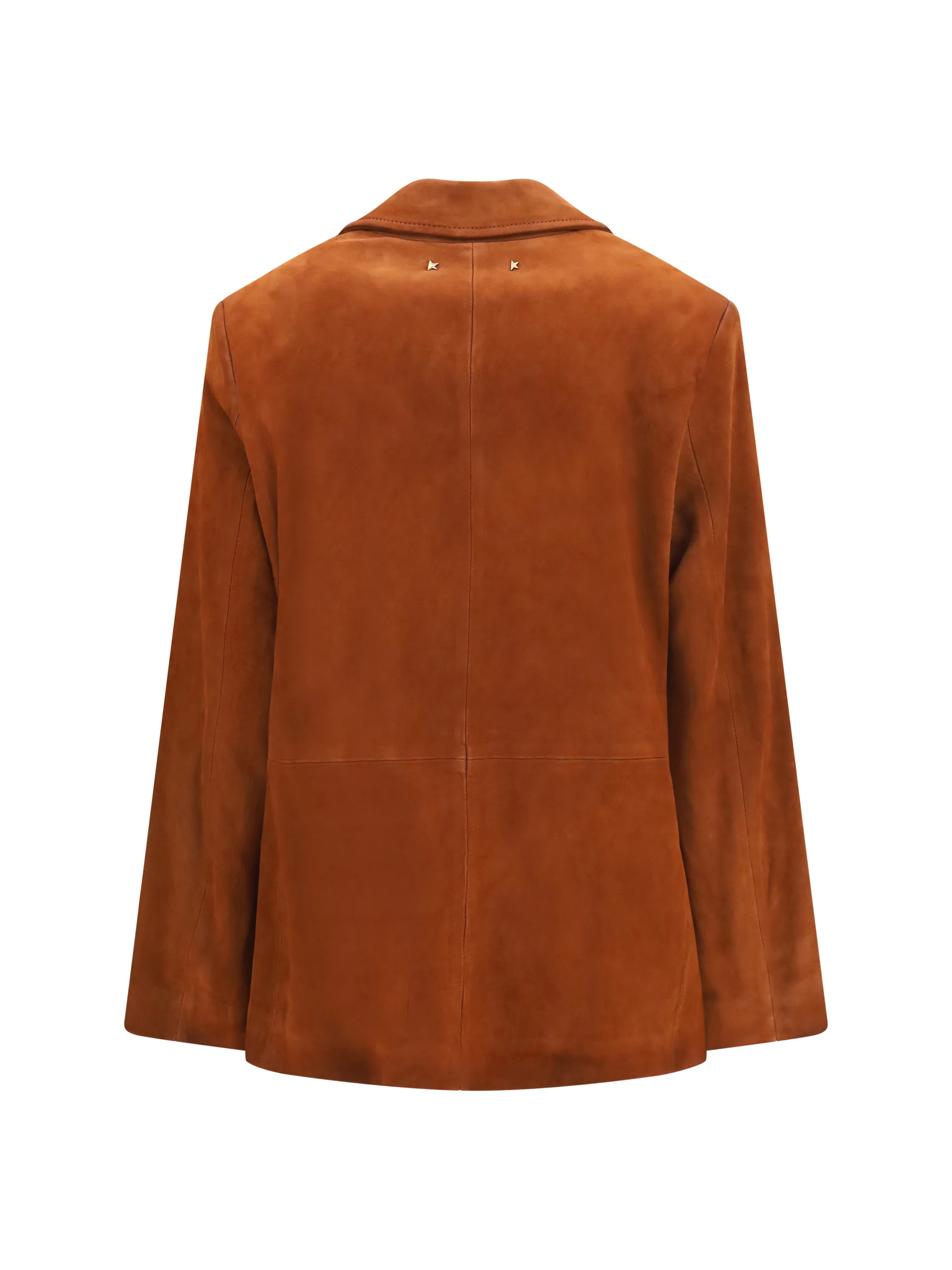 GOLDEN GOOSE 40 single-breasted leather jacket