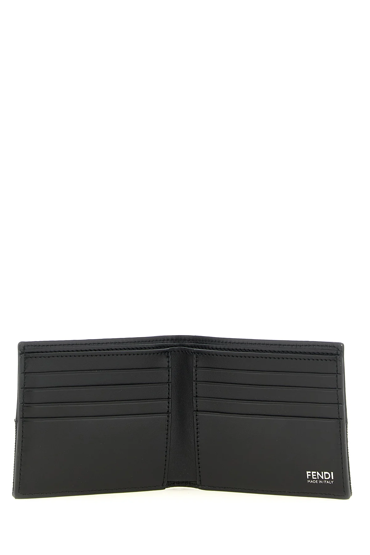 the fendi bi-fold wallet expresses the highest italian craftsmanship precision t