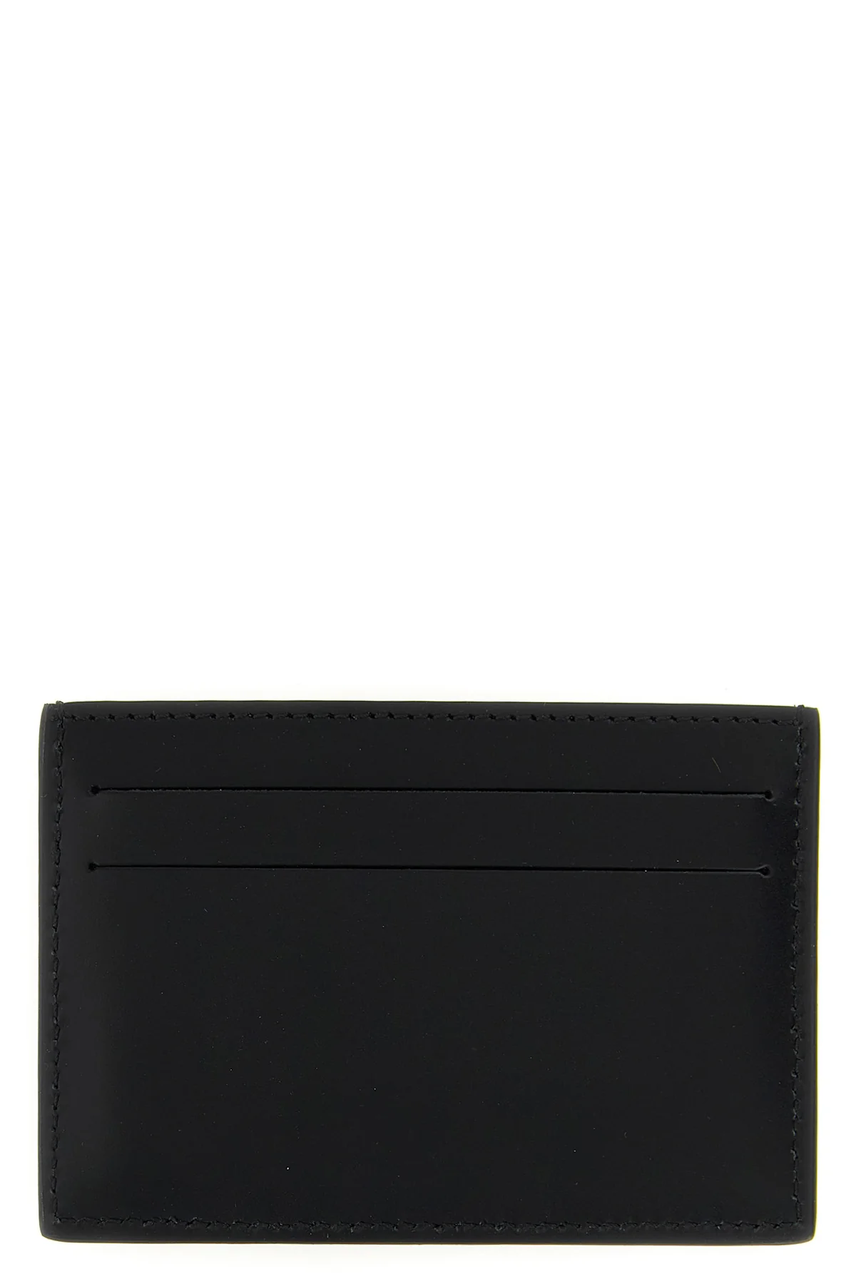 slim squared ff leather card holder