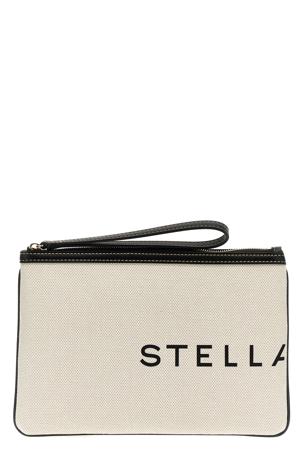 STELLA MCCARTNEY OS smc canvas clutch bag