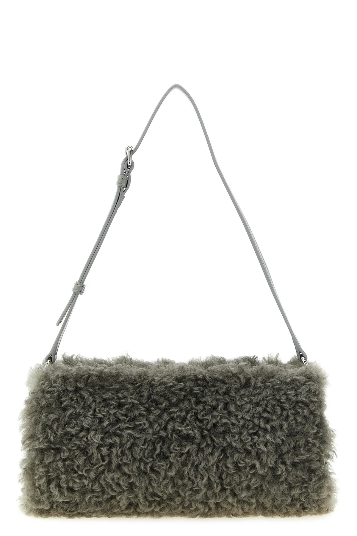 the stella mccartney clutch redefines everyday volumes through a geometric silho