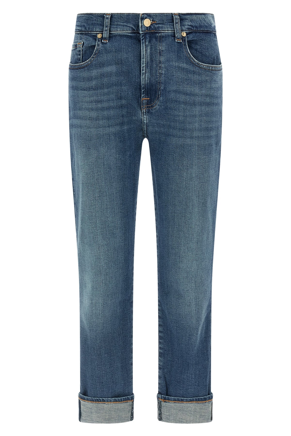 7 FOR ALL MANKIND 26 relaxed skinny stretch cotton denim jeans