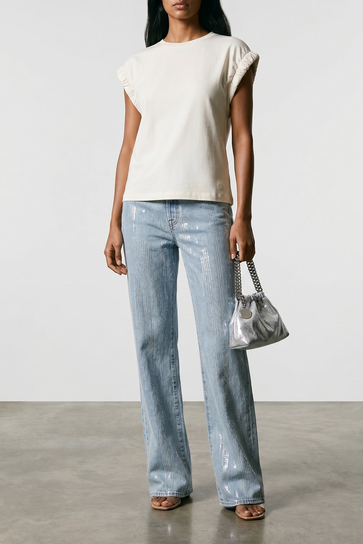 7 FOR ALL MANKIND 24 lotta cotton denim jeans