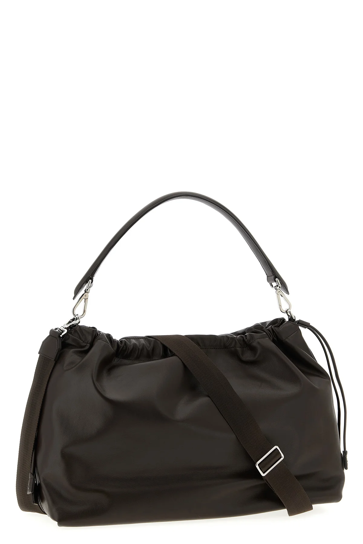 fendi flux maxi messanger smooth calf leather handbag