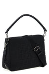 fendi lui large shoulder bag in padded ff nylon