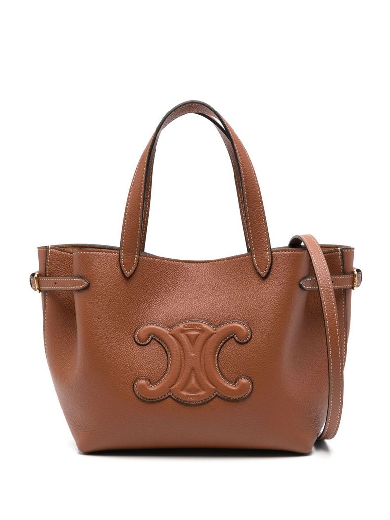 Anais Mini Cabas Triomphe Leather Tote