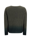 gradient crewneck sweater