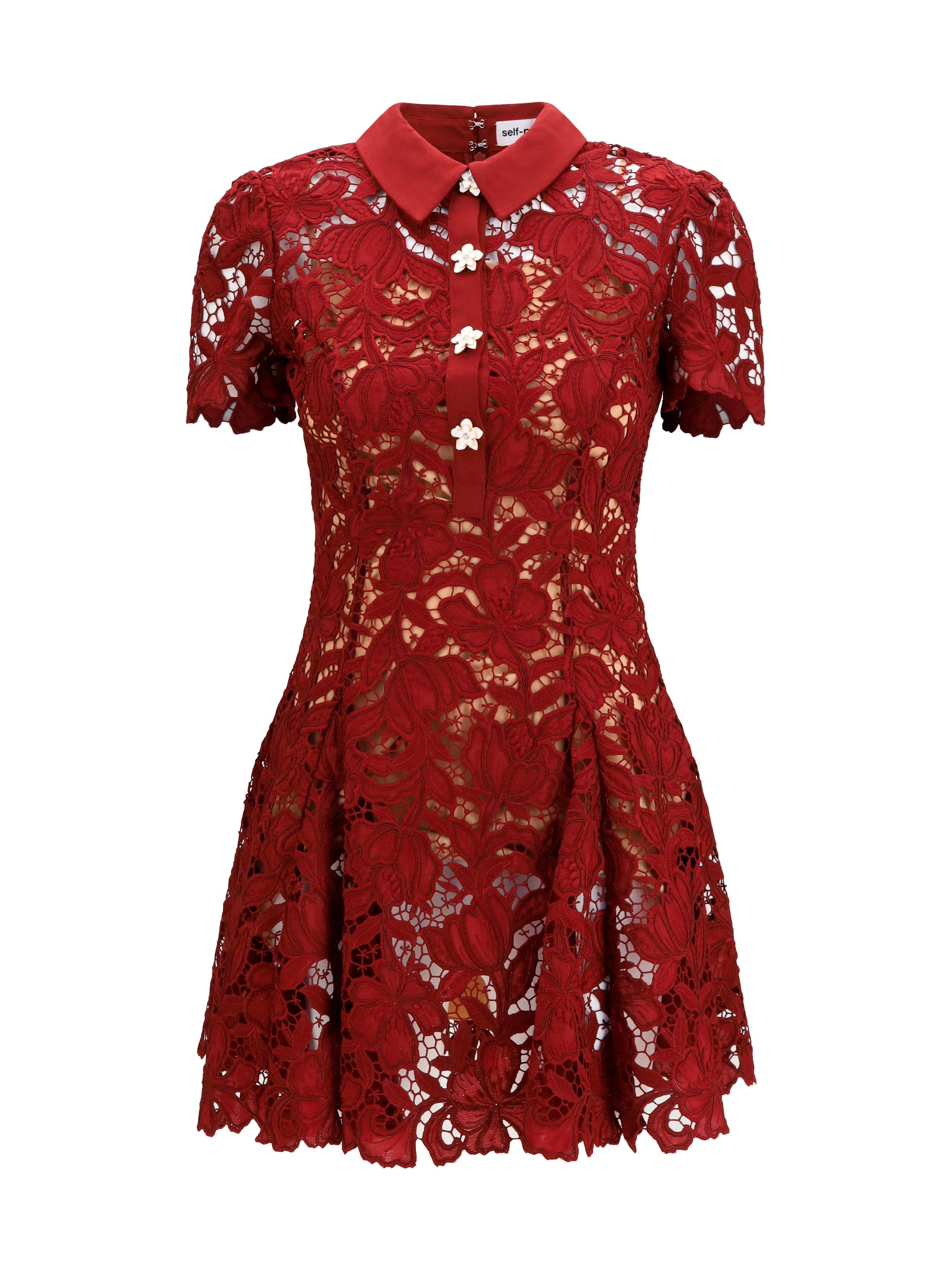 SELF-PORTRAIT 6 short lace dress
