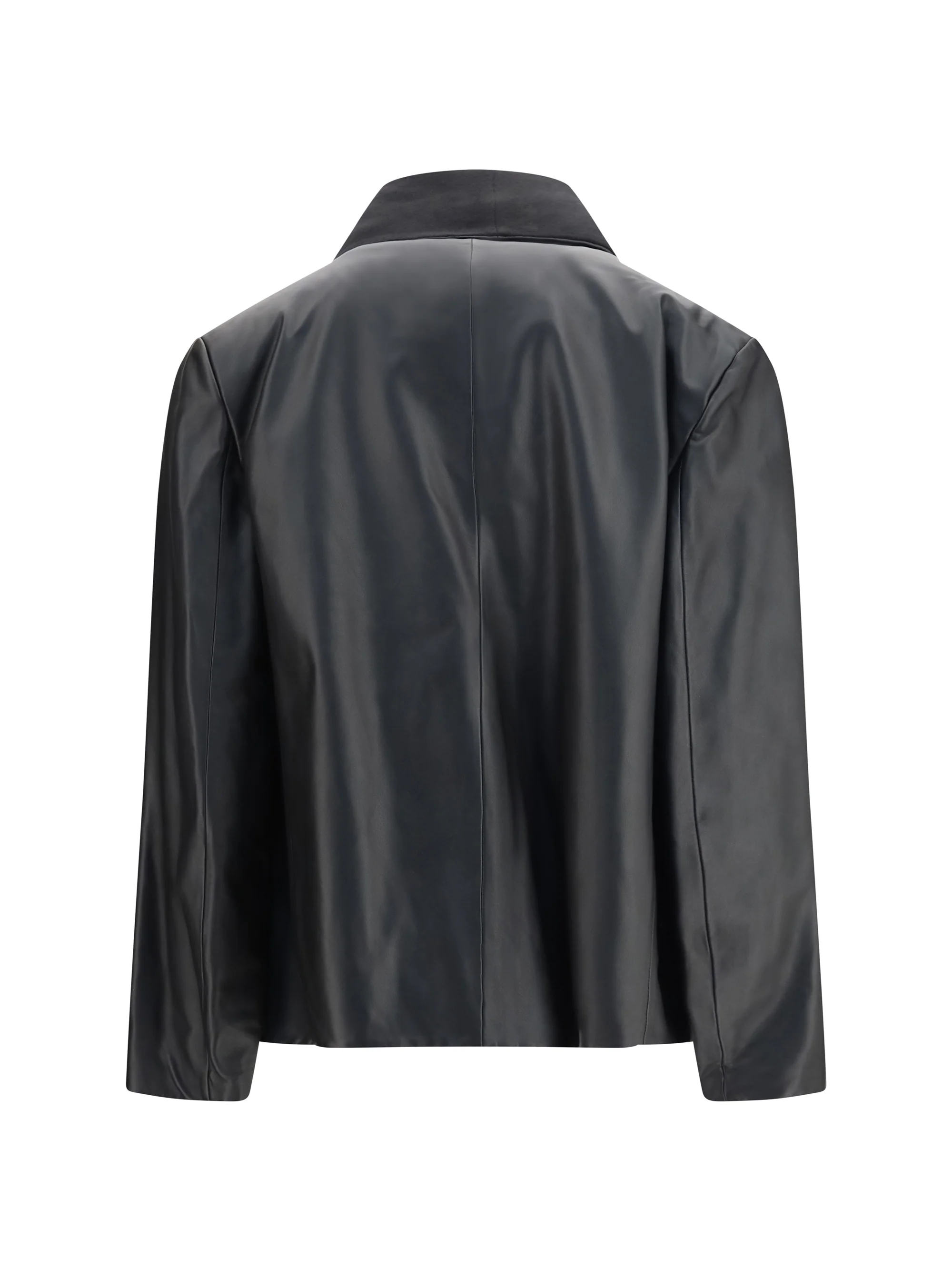 TOTEME 36 scarf leather jacket