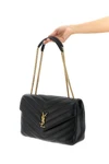 large loulou lambskin shoulder bag