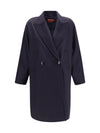 double breasted wool drap coat