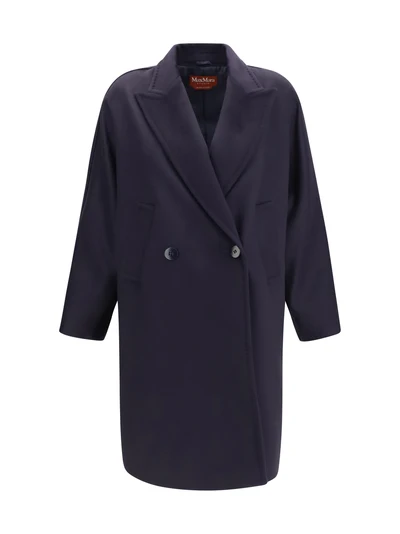 double breasted wool drap coat