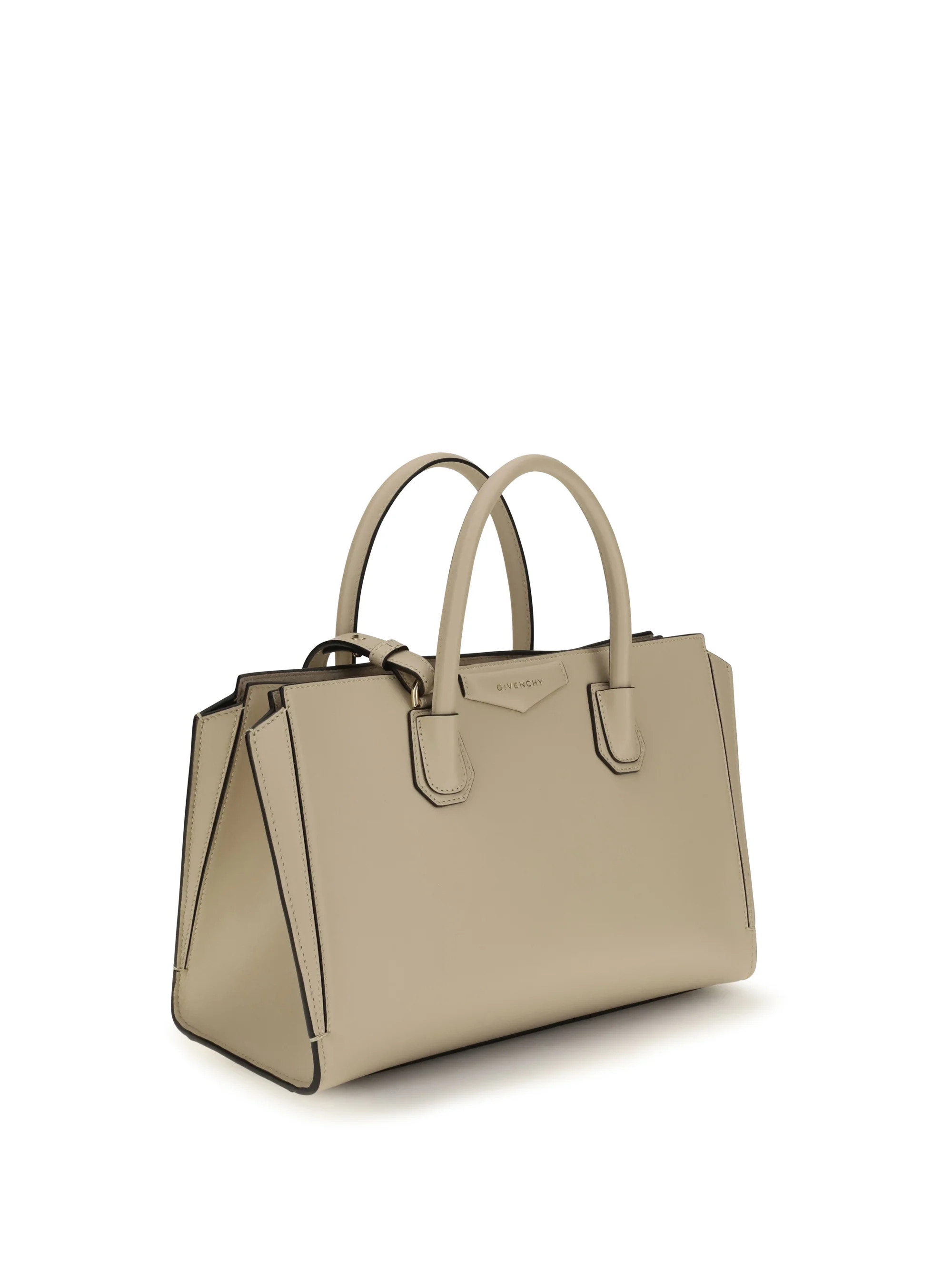 GIVENCHY OS small antigona catchall glossy grained leather handbag