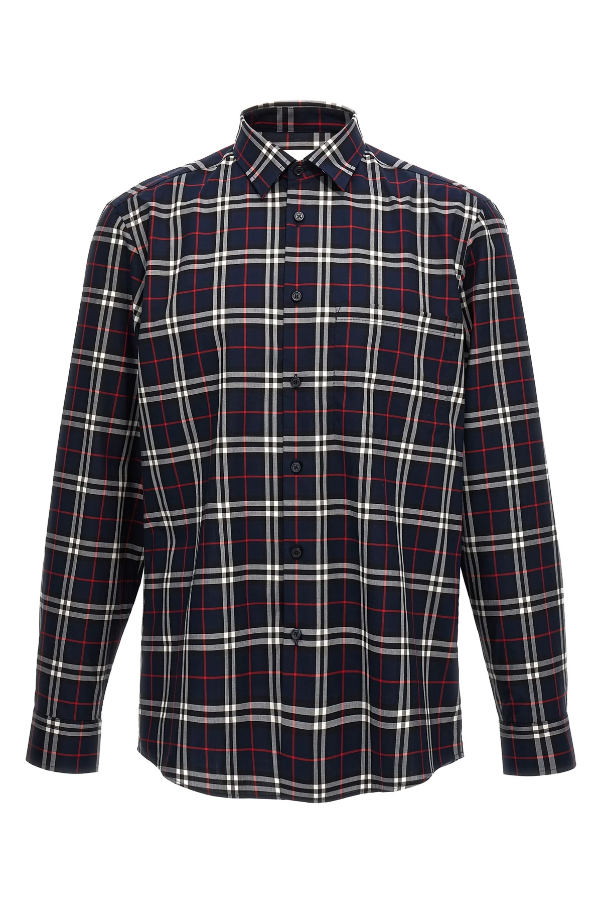 BURBERRY XS check print cotton shirt