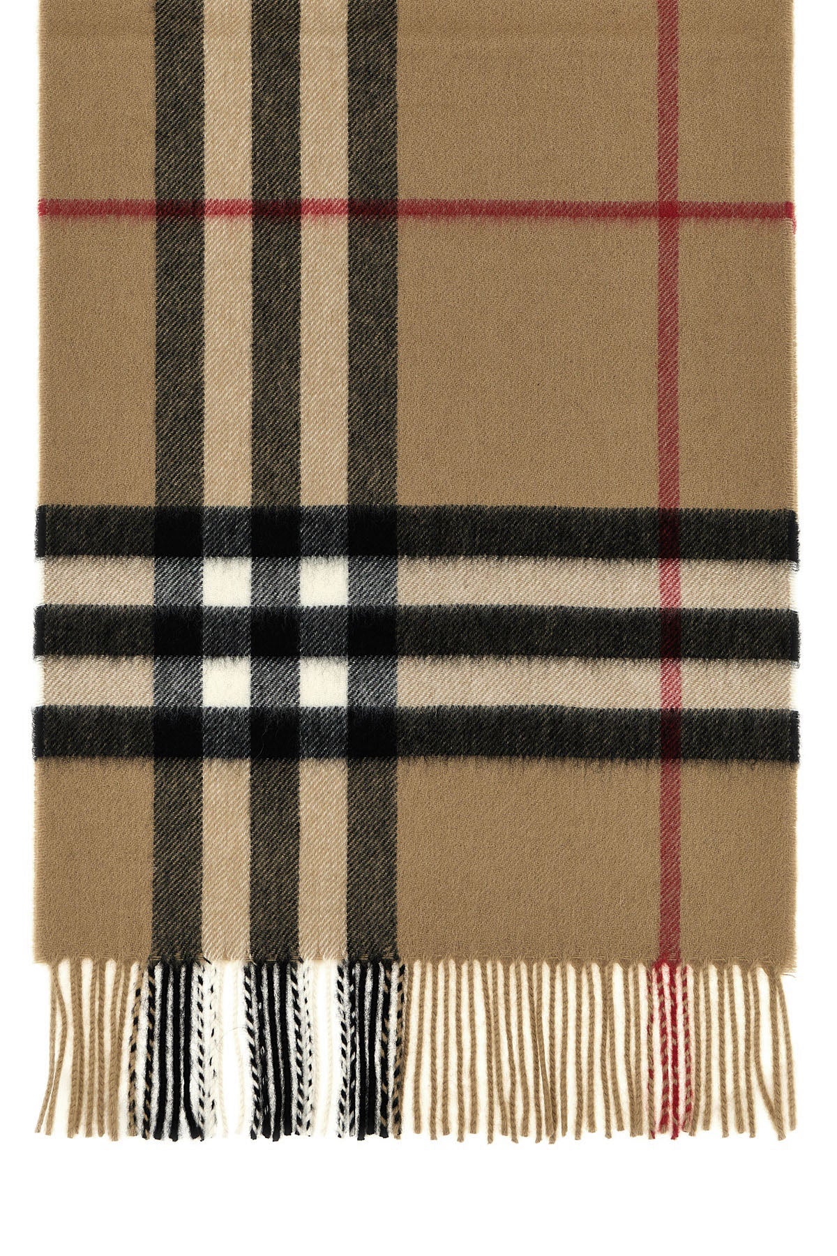 BURBERRY OS burberry check print cashmere scarf