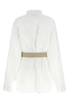 wrinkled-effect cotton shirt