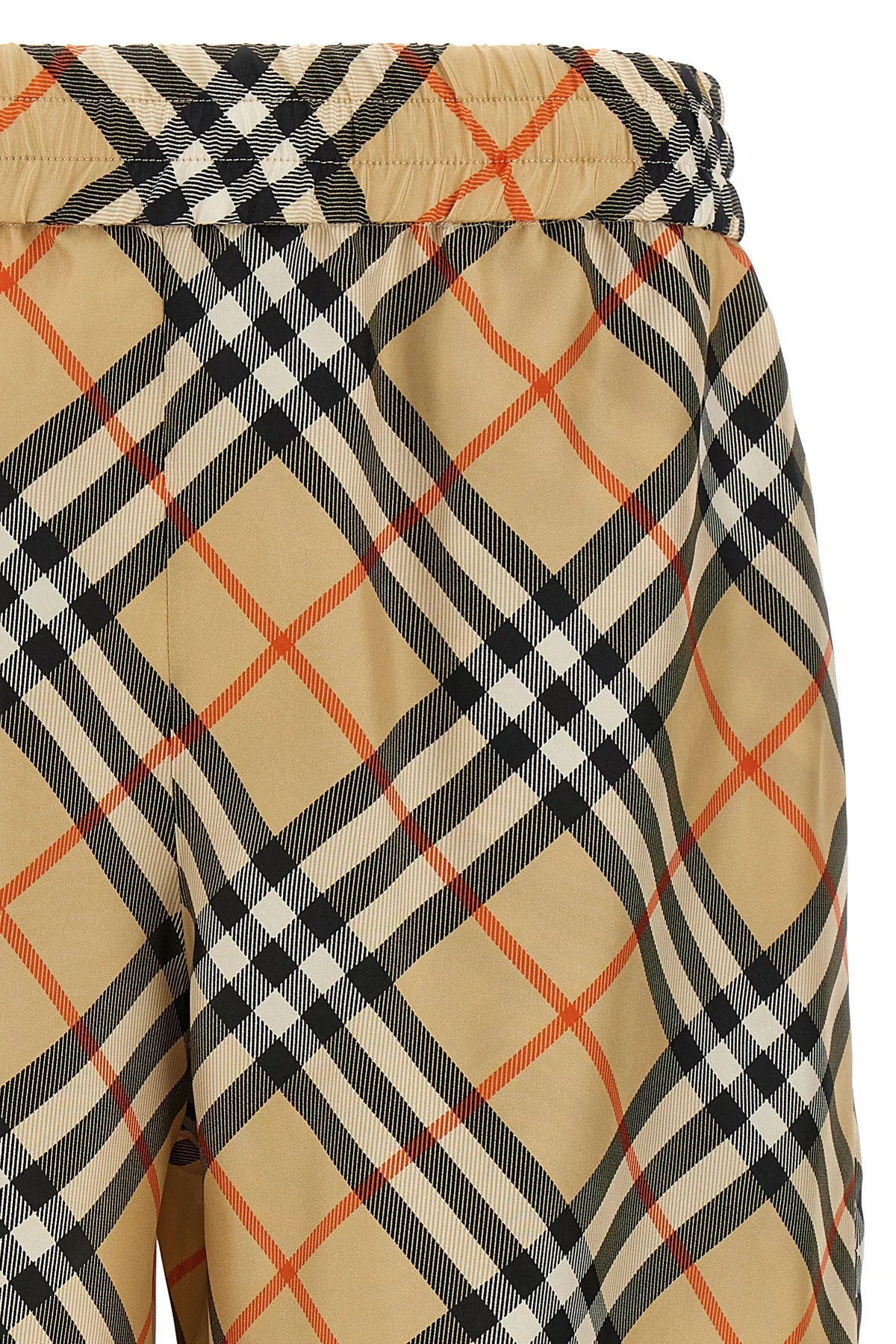 silk poplin bermuda shorts
