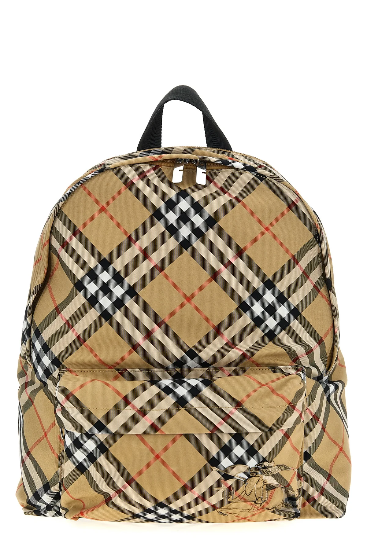 BURBERRY OS check fabric backpack