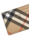 check fabric card holder