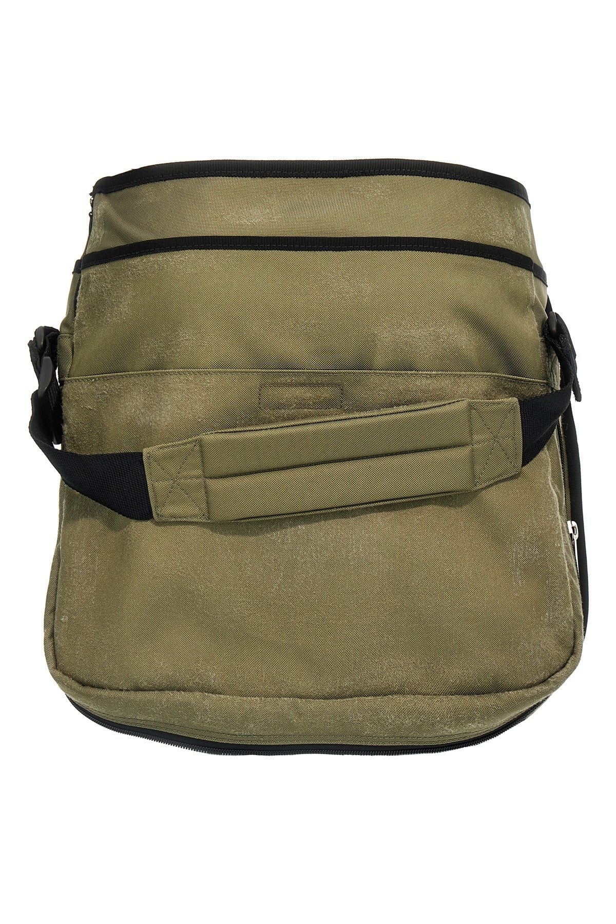 bag mini skirt in nylon canvas style trompe loeil backpack