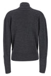 high neck wool sweater