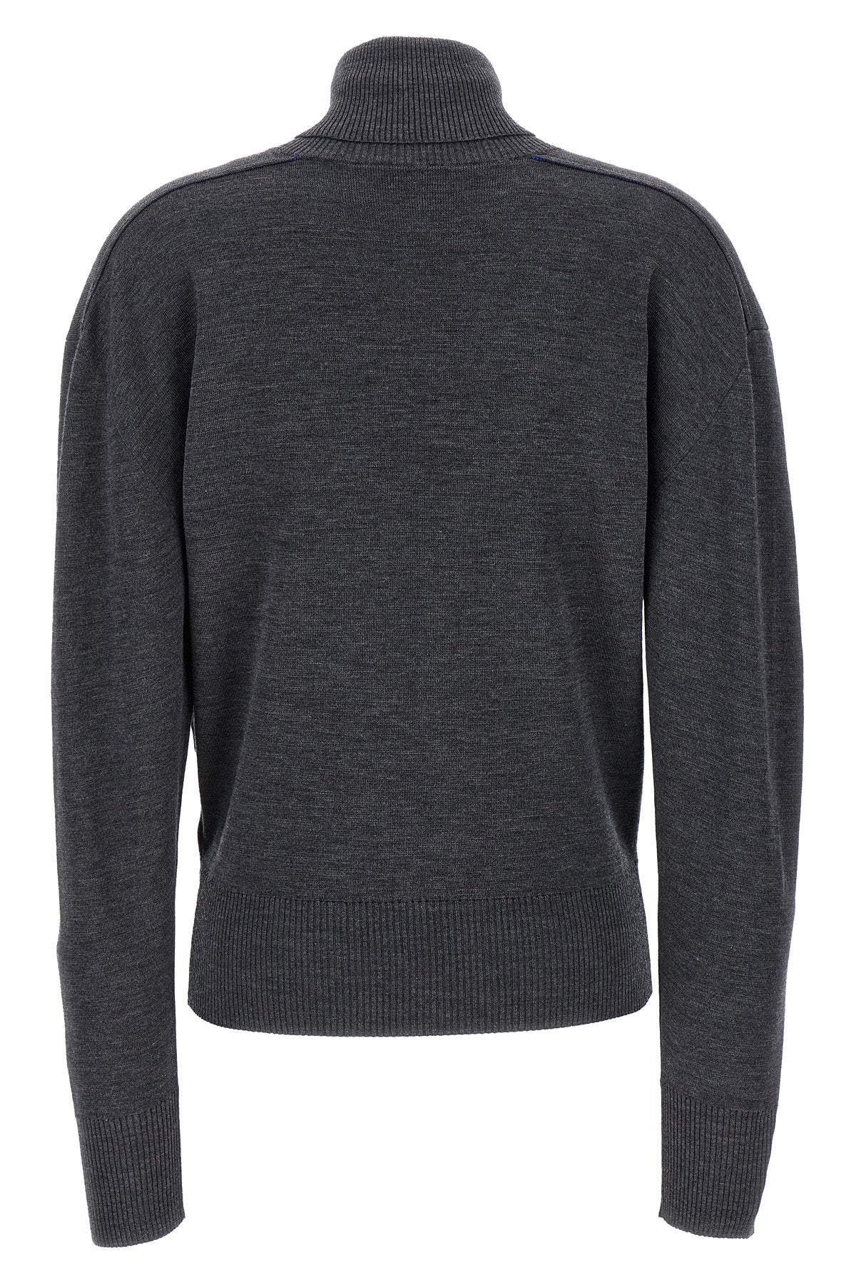 high neck wool sweater
