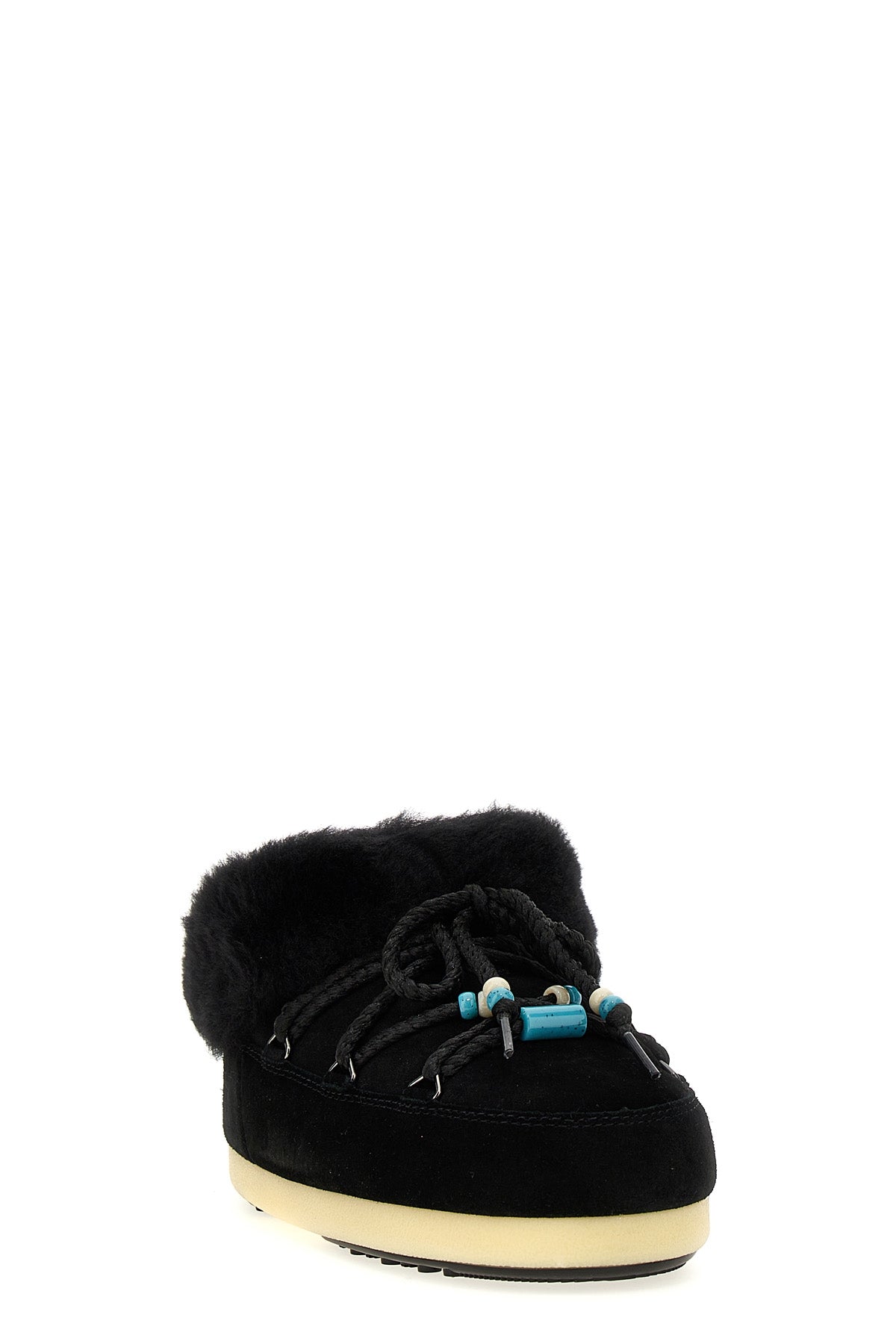 MOON BOOT 35-36 mule suede beads suede ankle boots